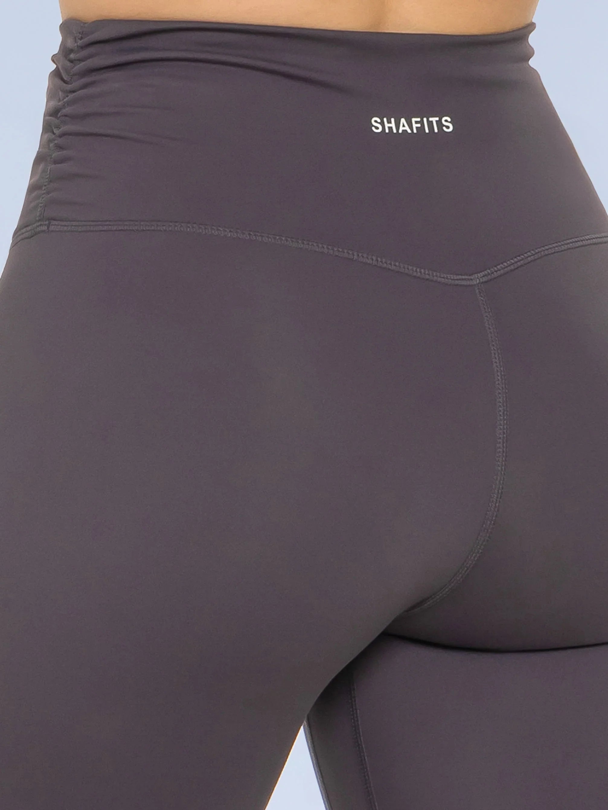 High-Waist Charcoal Yoga Pants SHAFITS