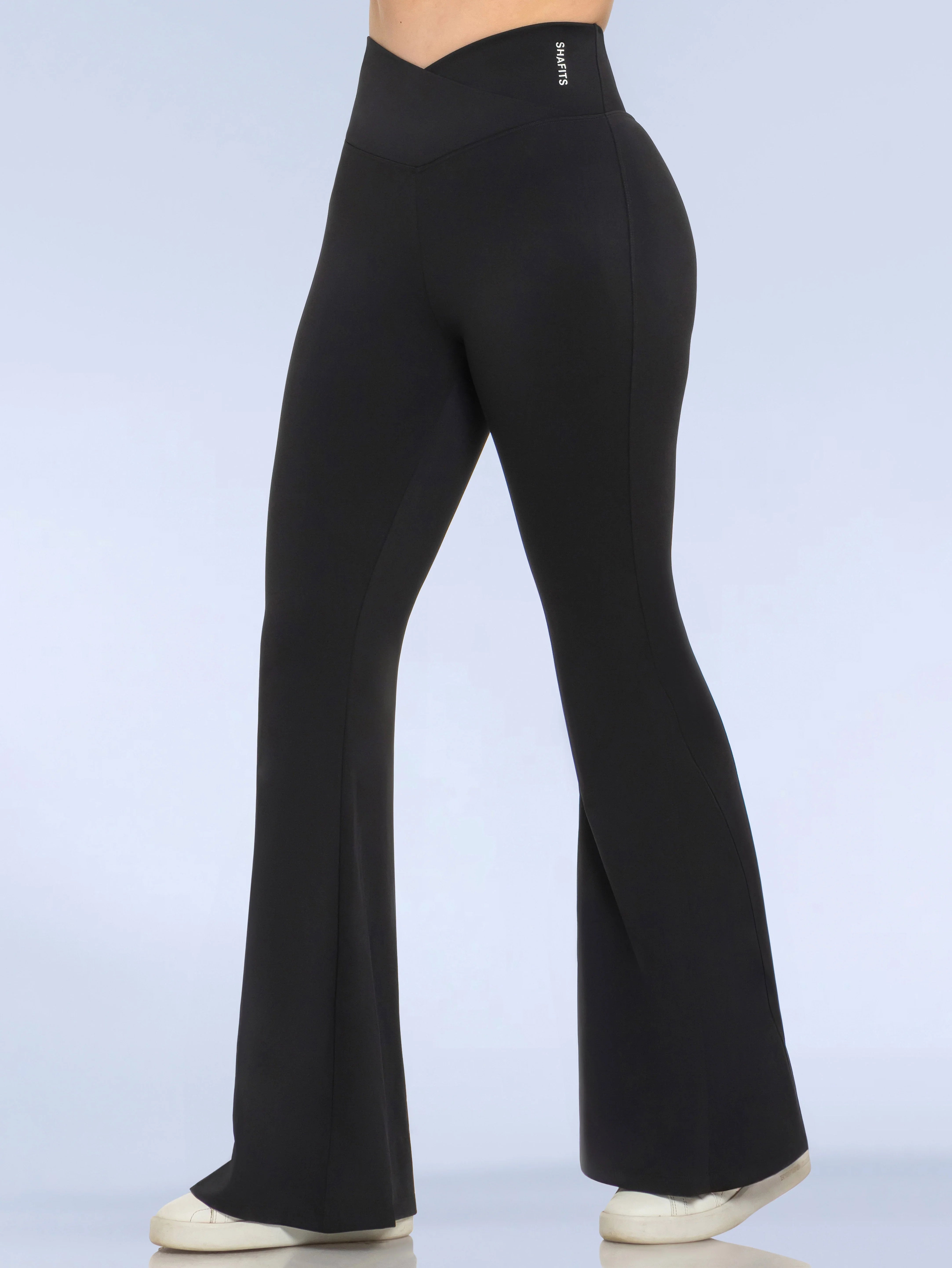 Crossover Flared Leggings SHAFITS