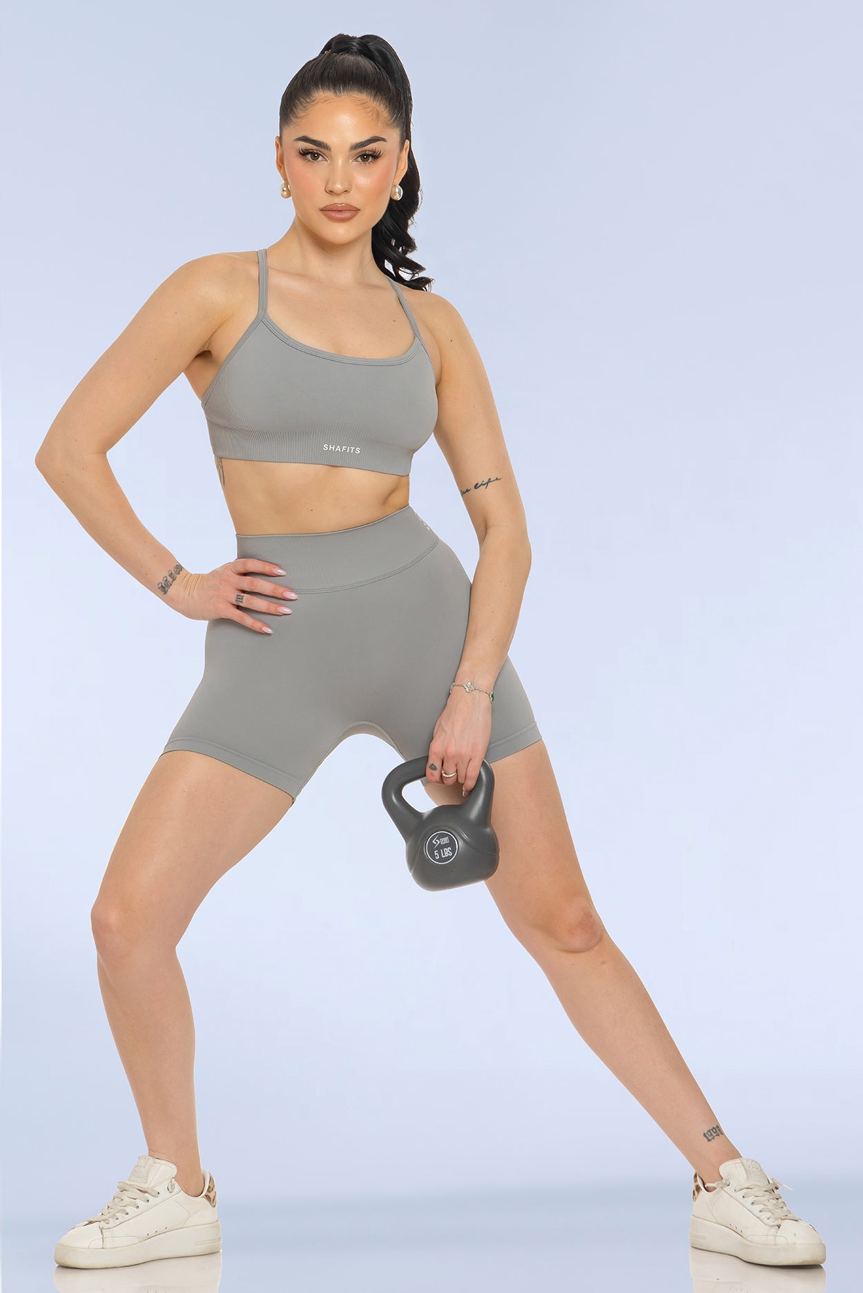 dark grey yoga shorts for women shafits