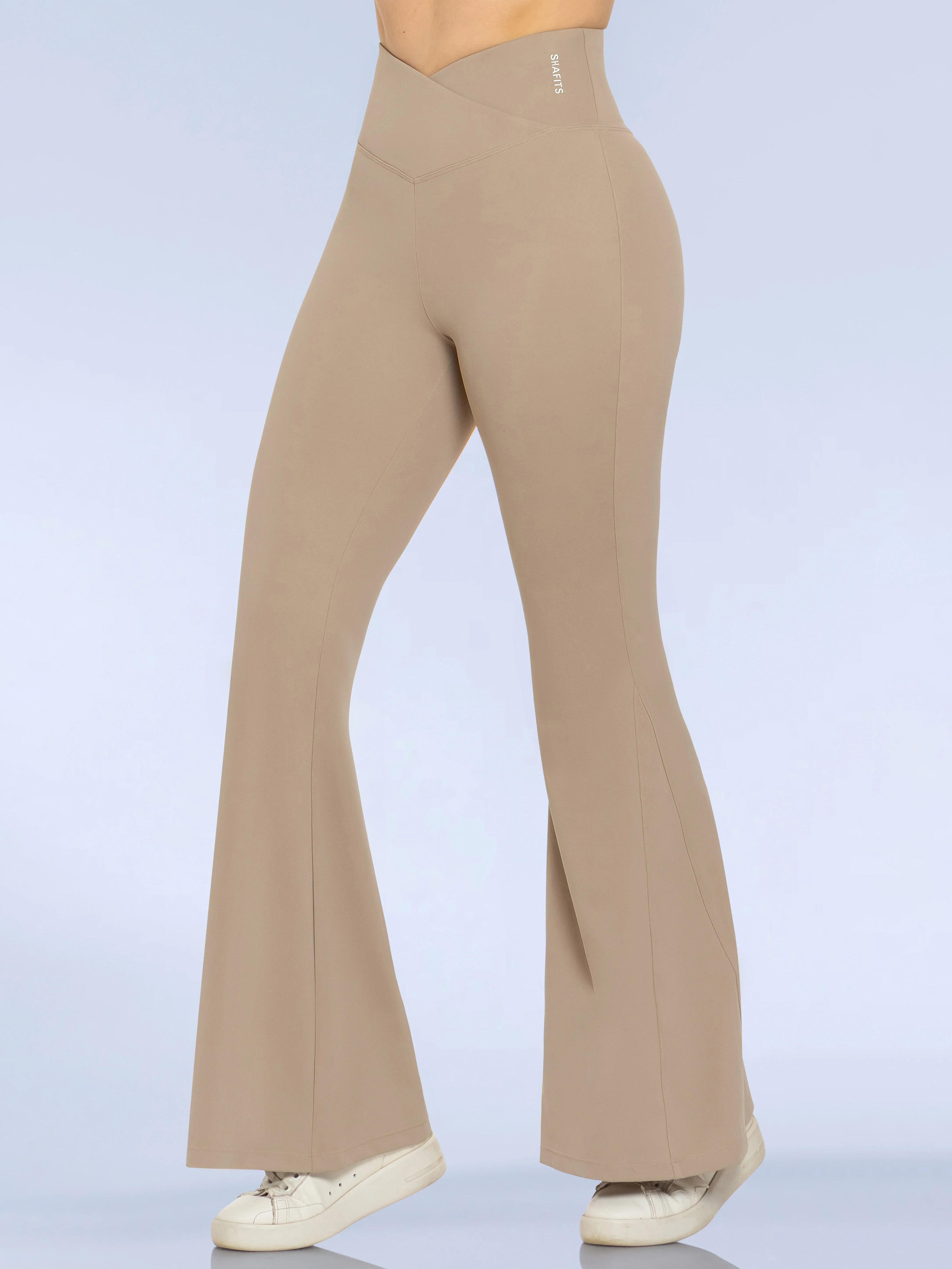 Crossover Flared Leggings SHAFITS